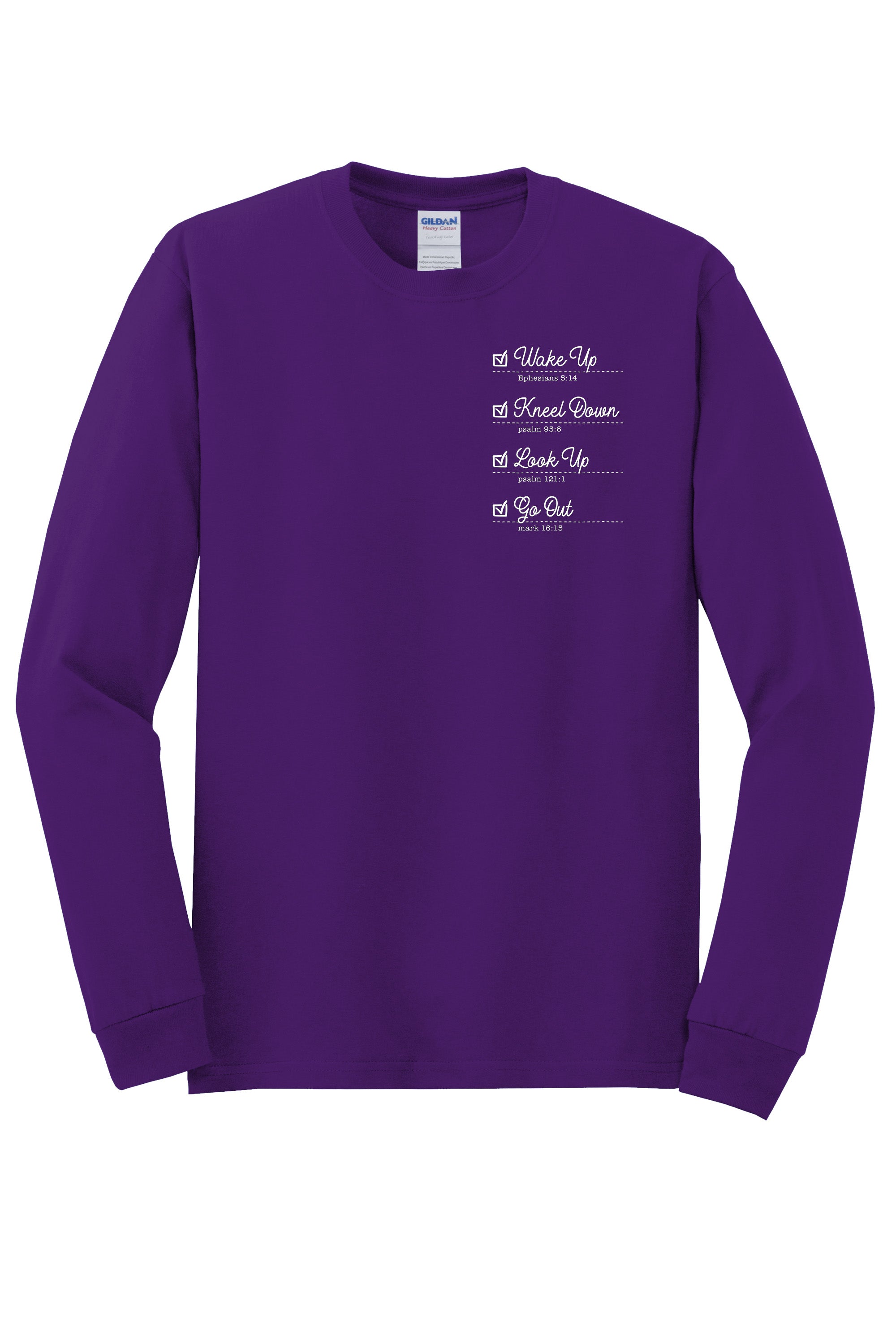 Checklist Unisex Durable Long Sleeve