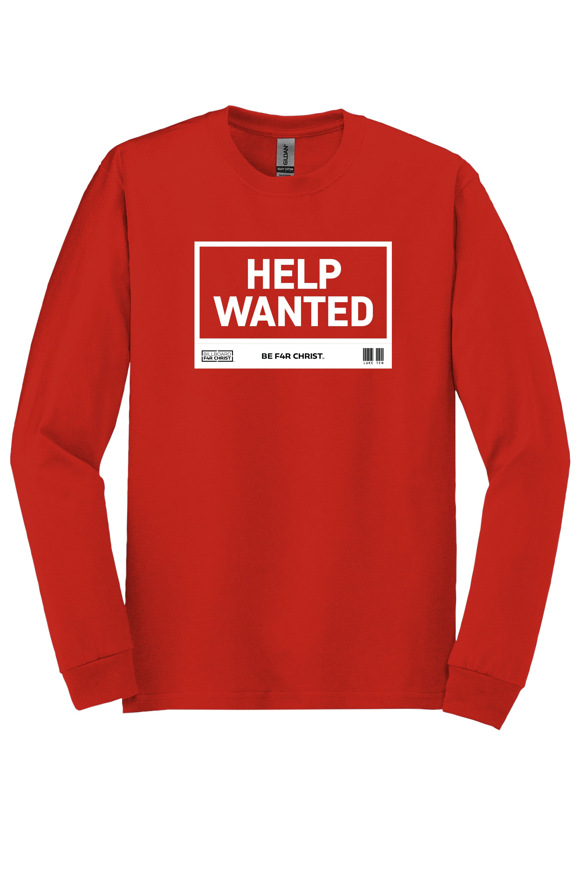 Help Wanted Unisex Durable Long Sleeve