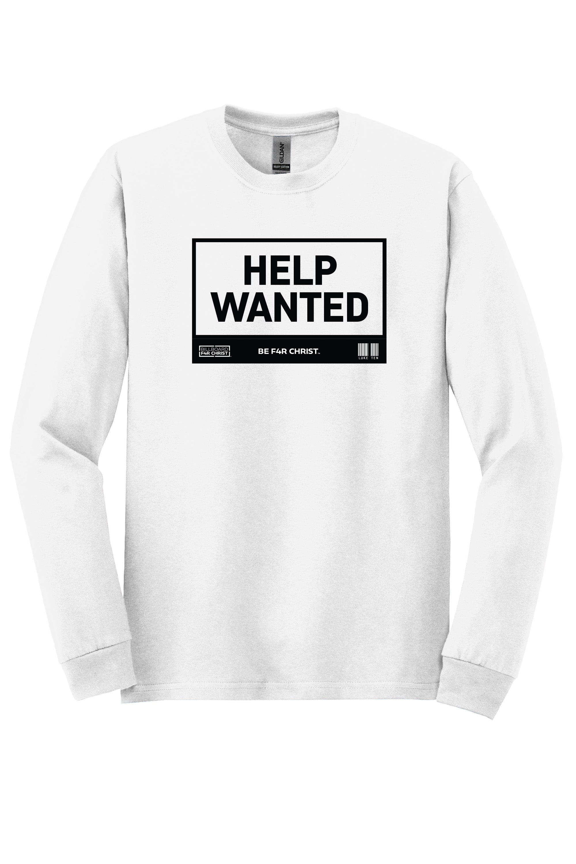 Help Wanted Unisex Durable Long Sleeve