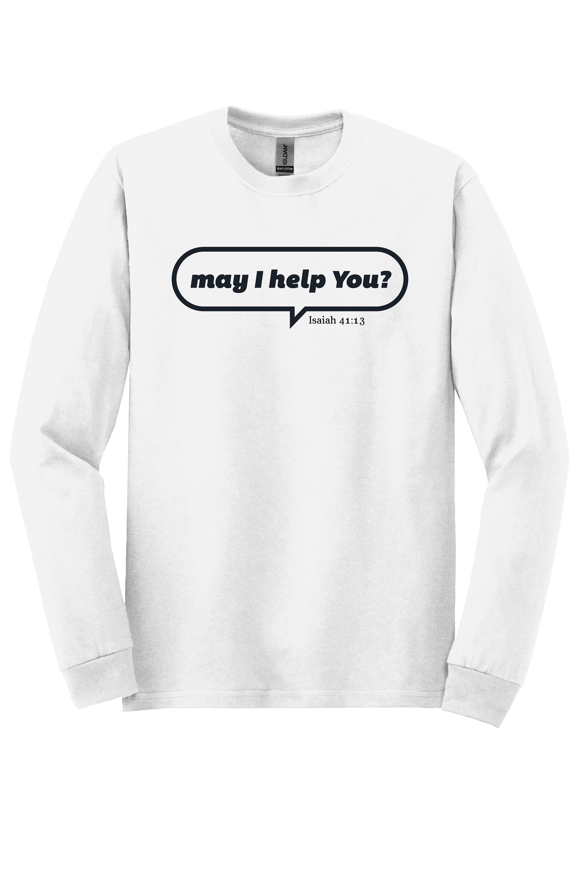 May I Help You Unisex Soft Long Sleeve