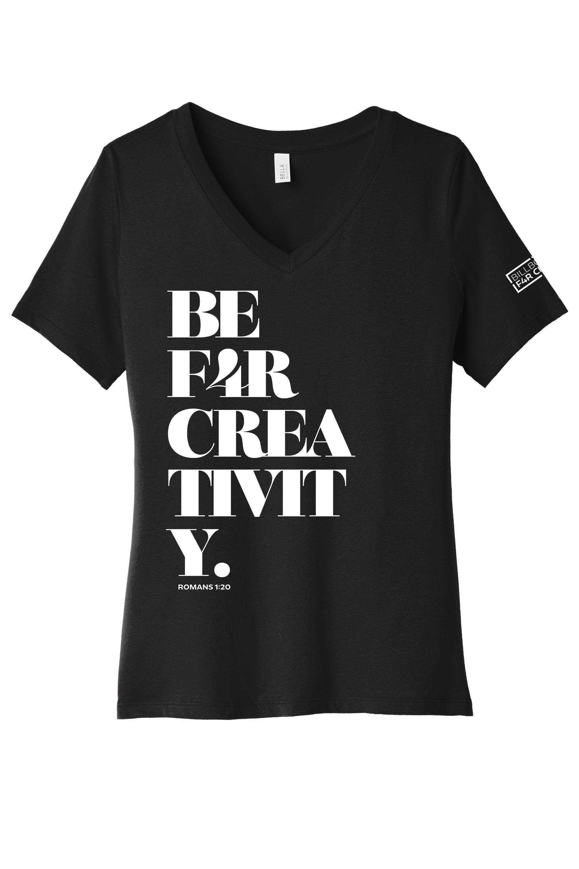 BE F4R Creativity 1 Women's V-Neck