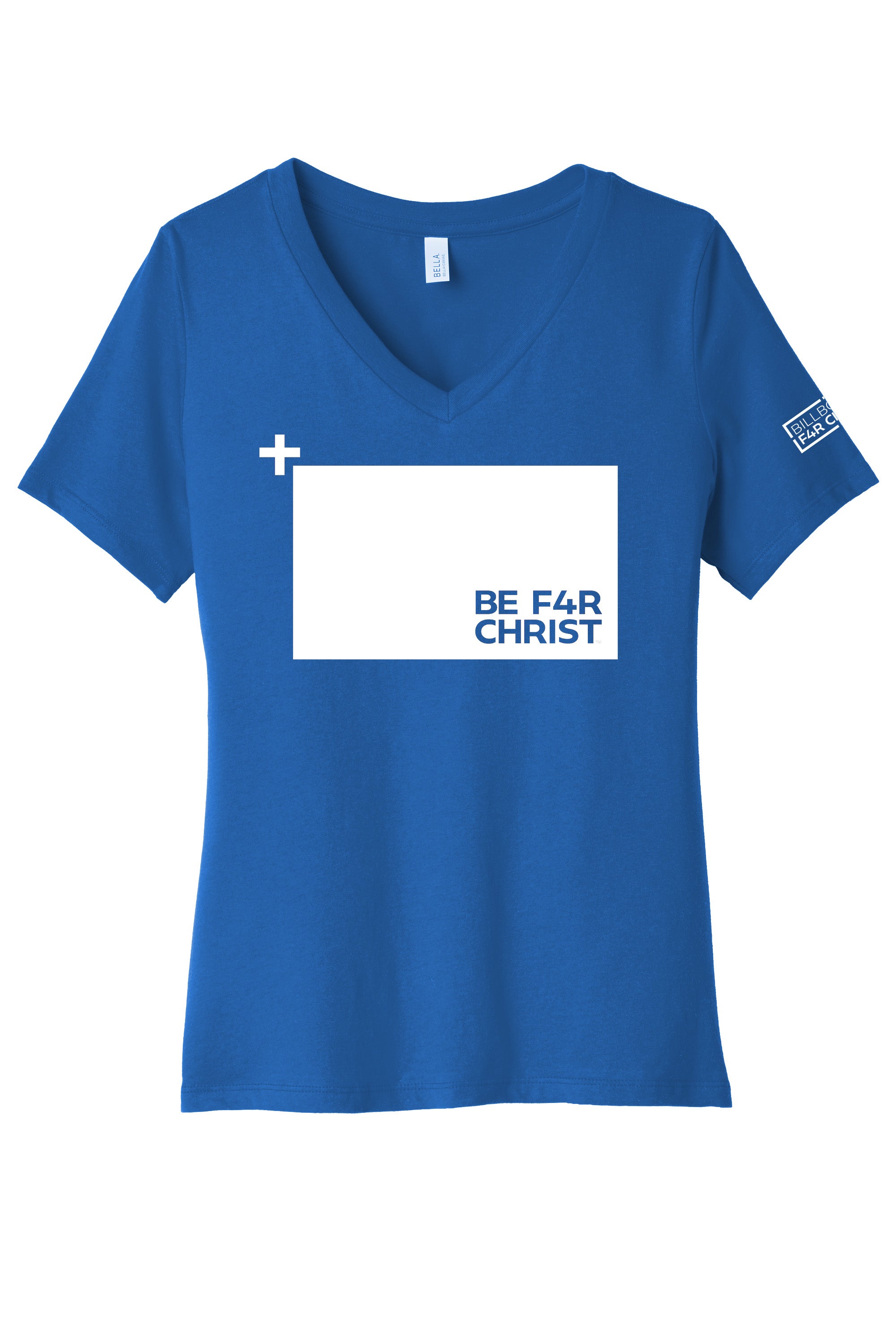 BE F4R The Cross Women's V-Neck