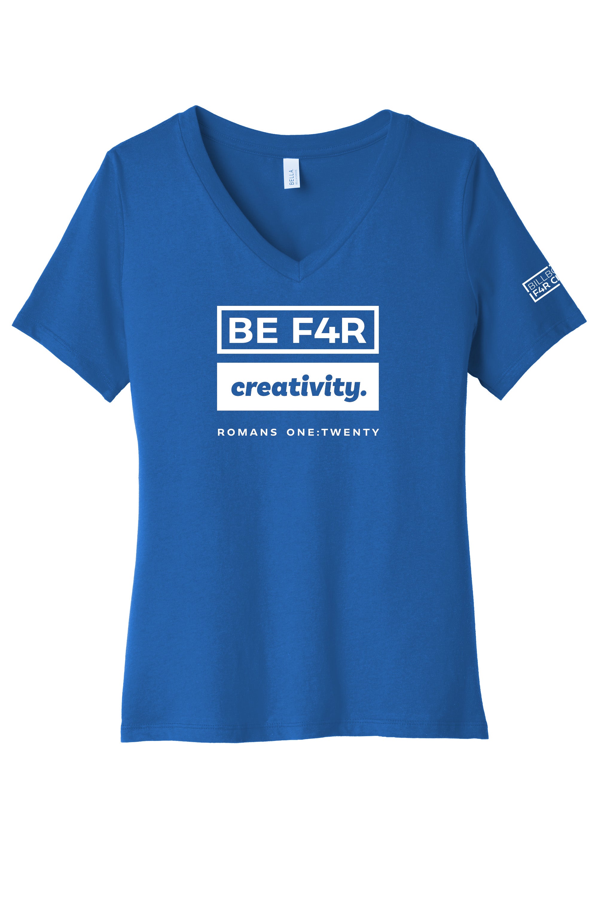 BE F4R Creativity 2 Women's V-Neck