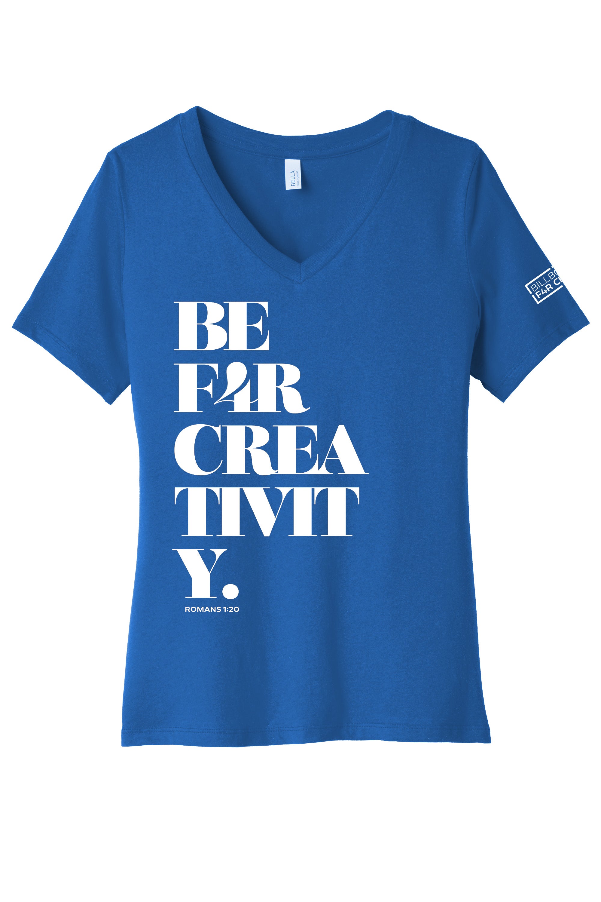 BE F4R Creativity 1 Women's V-Neck