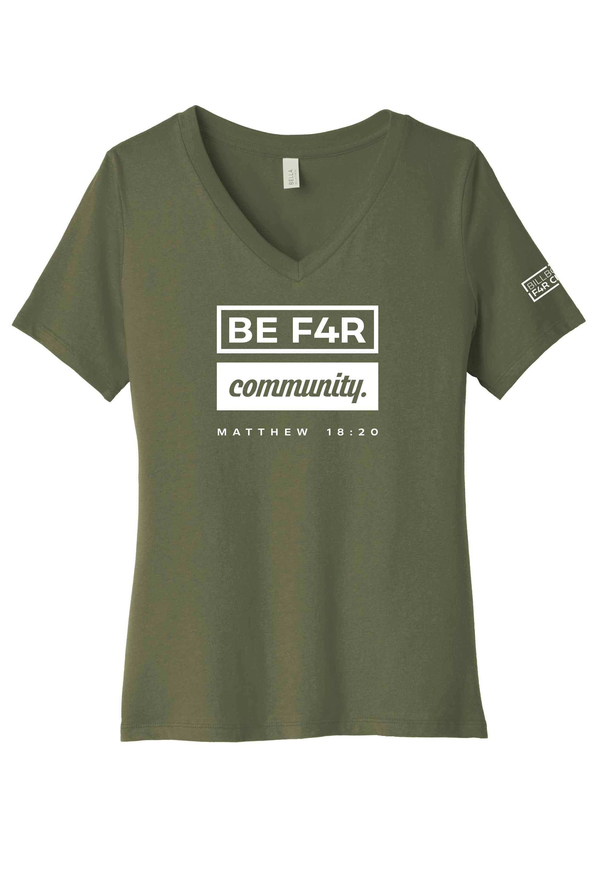 BE F4R Community 2 Women's V-Neck