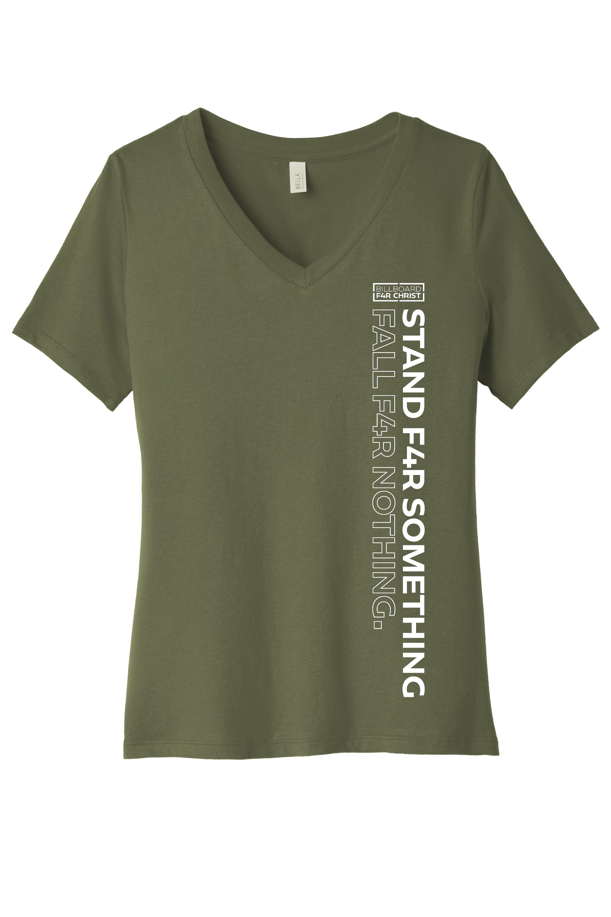 Stand F4R Something Women's V-Neck