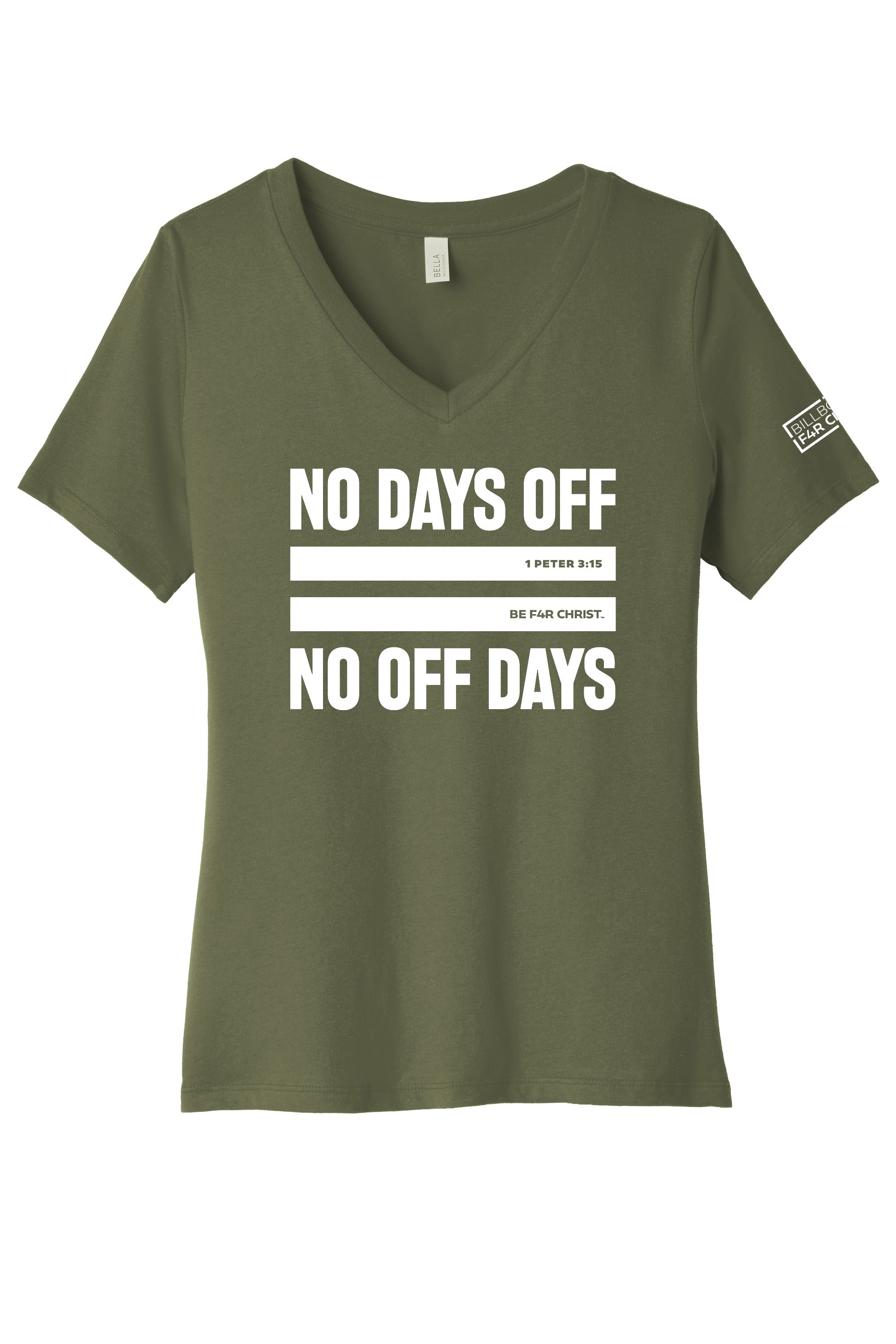 No Days Off Women's V-Neck