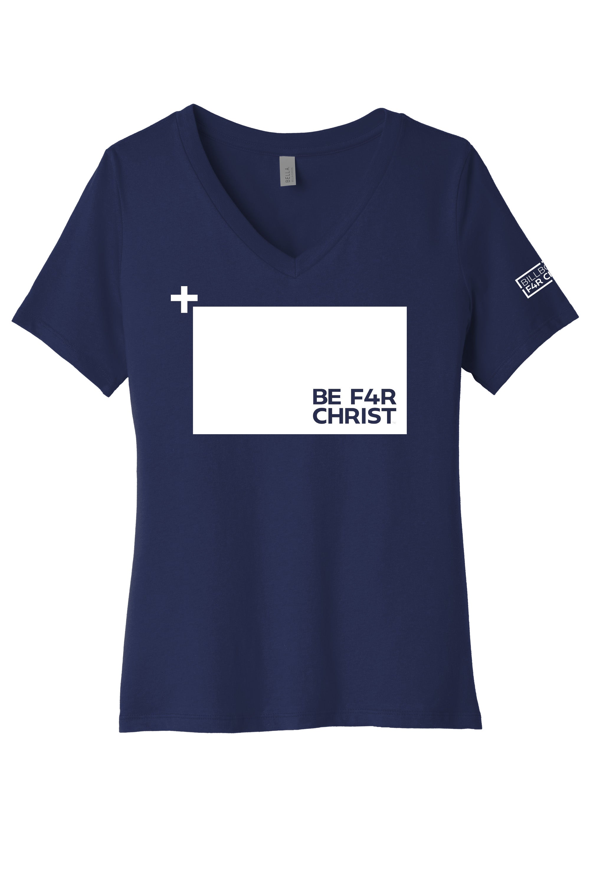 BE F4R The Cross Women's V-Neck