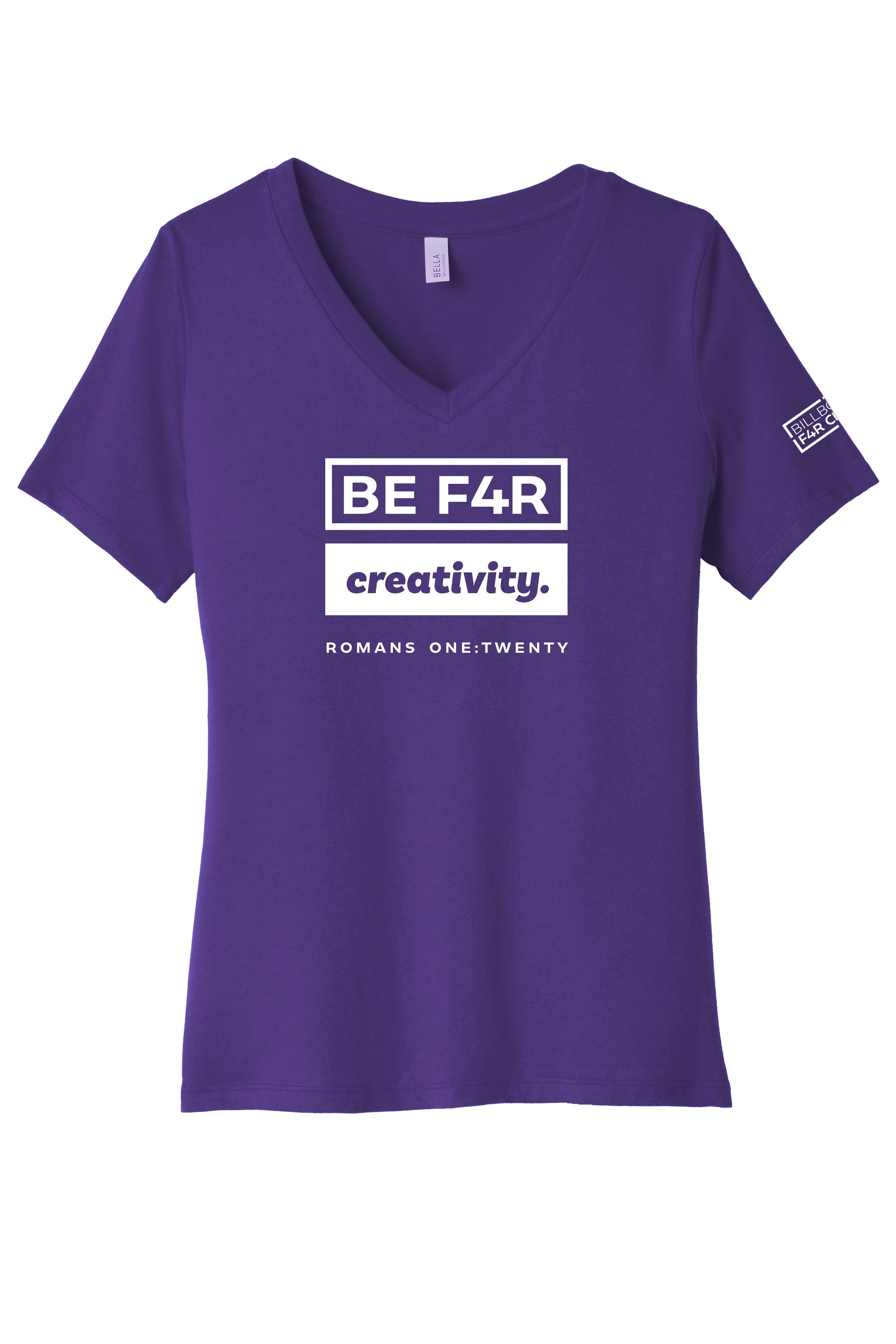 BE F4R Creativity 2 Women's V-Neck