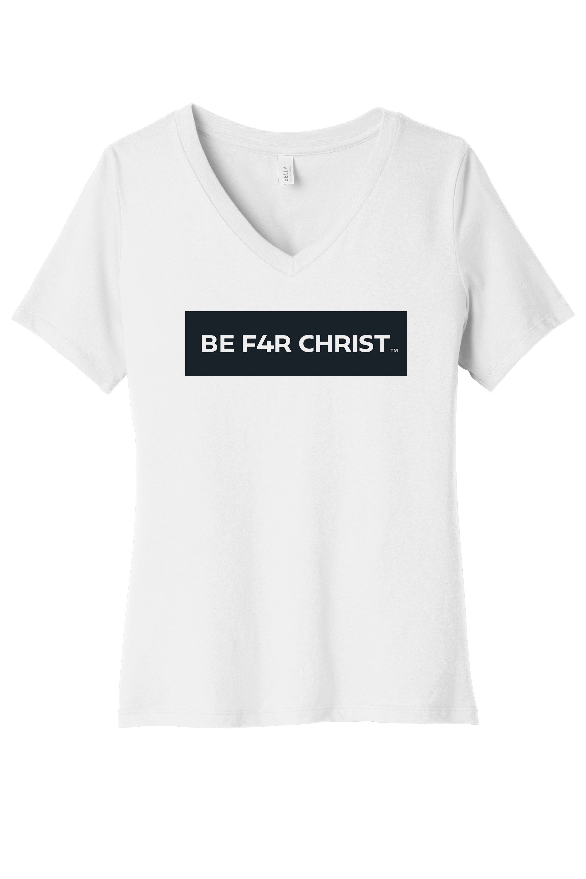 BE F4R CHRIST Women's V-Neck