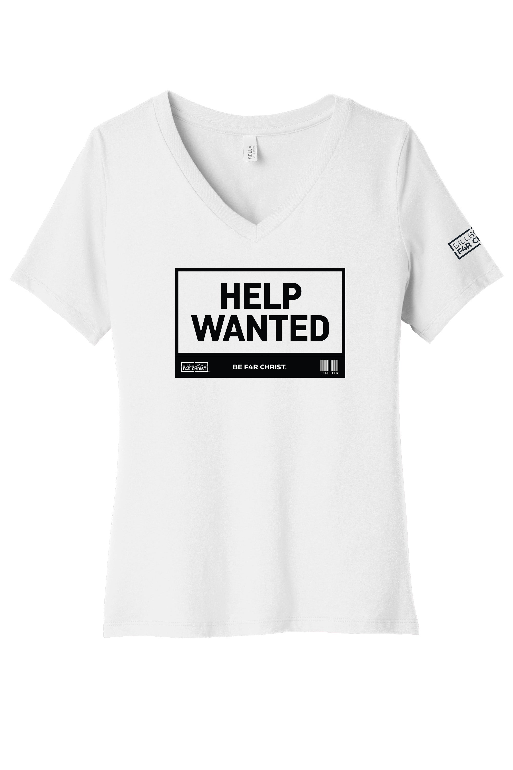 Help Wanted Women's V-Neck