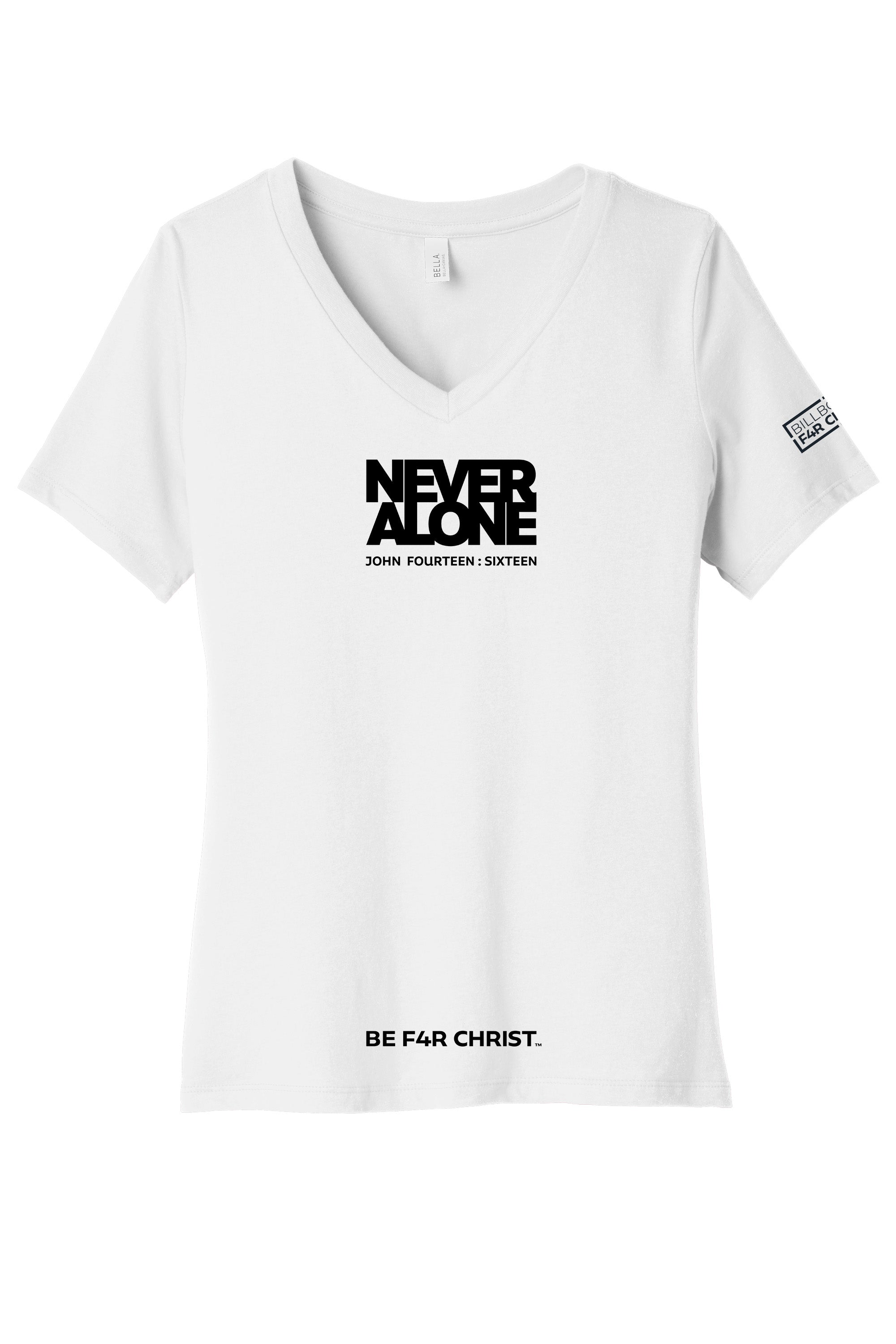 Never Alone 1 Women's V-Neck