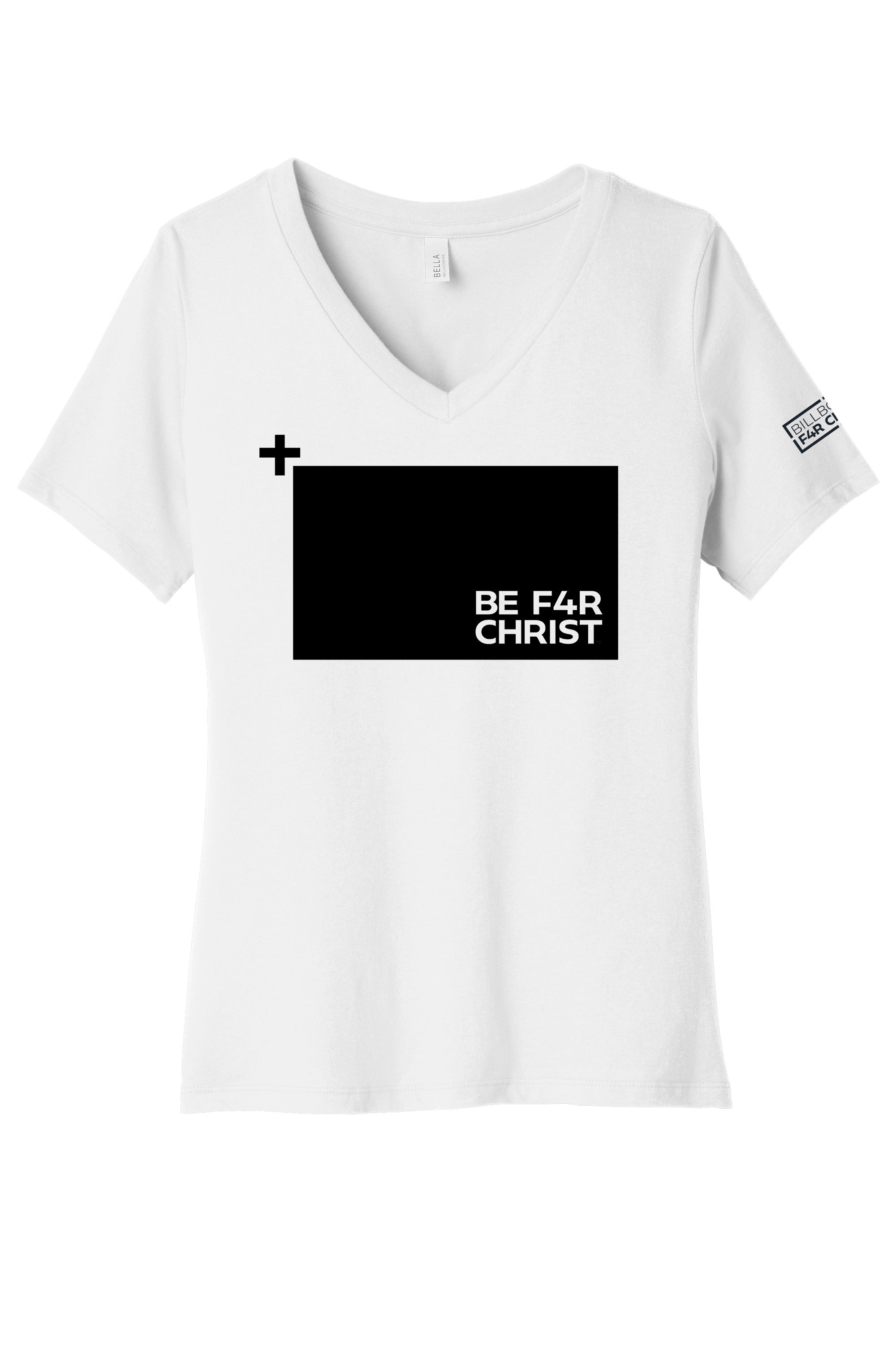 BE F4R The Cross Women's V-Neck