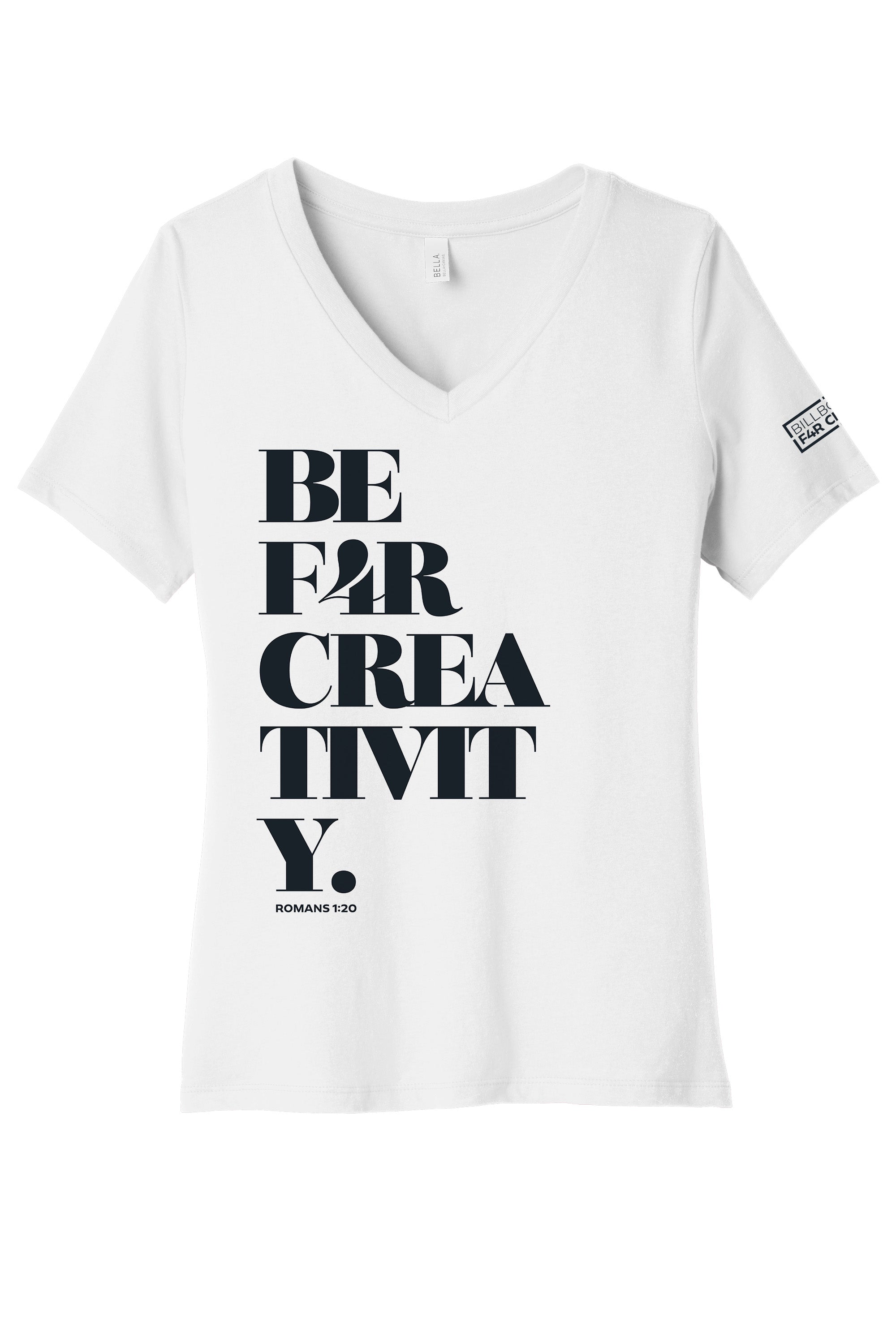 BE F4R Creativity 1 Women's V-Neck