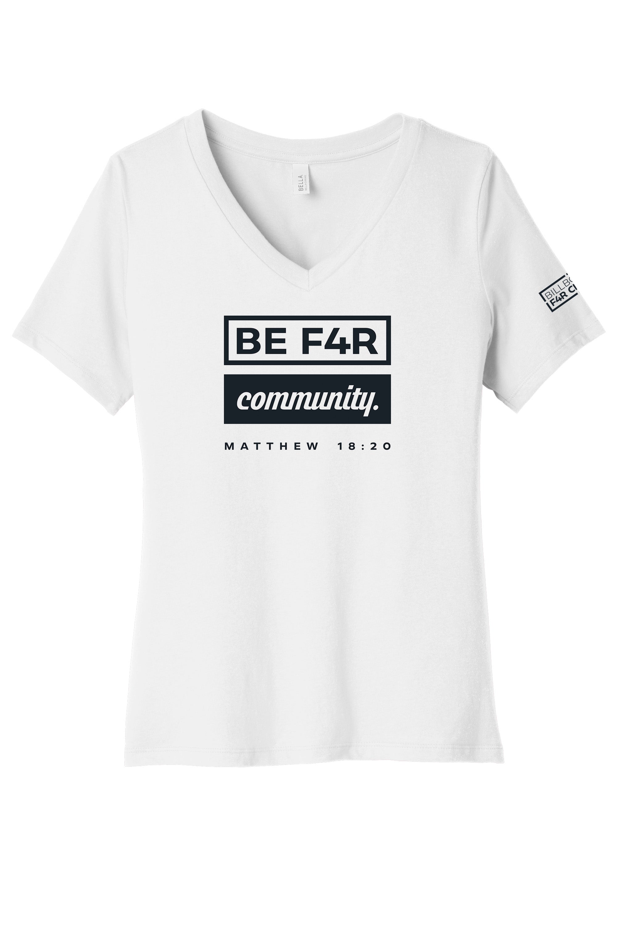 BE F4R Community 2 Women's V-Neck