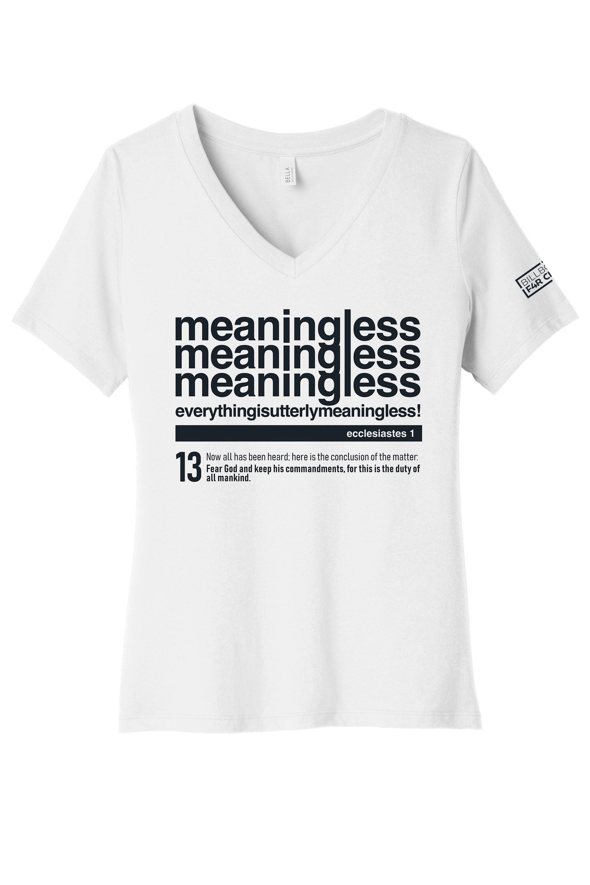 Meaningless 3 Women's V-Neck