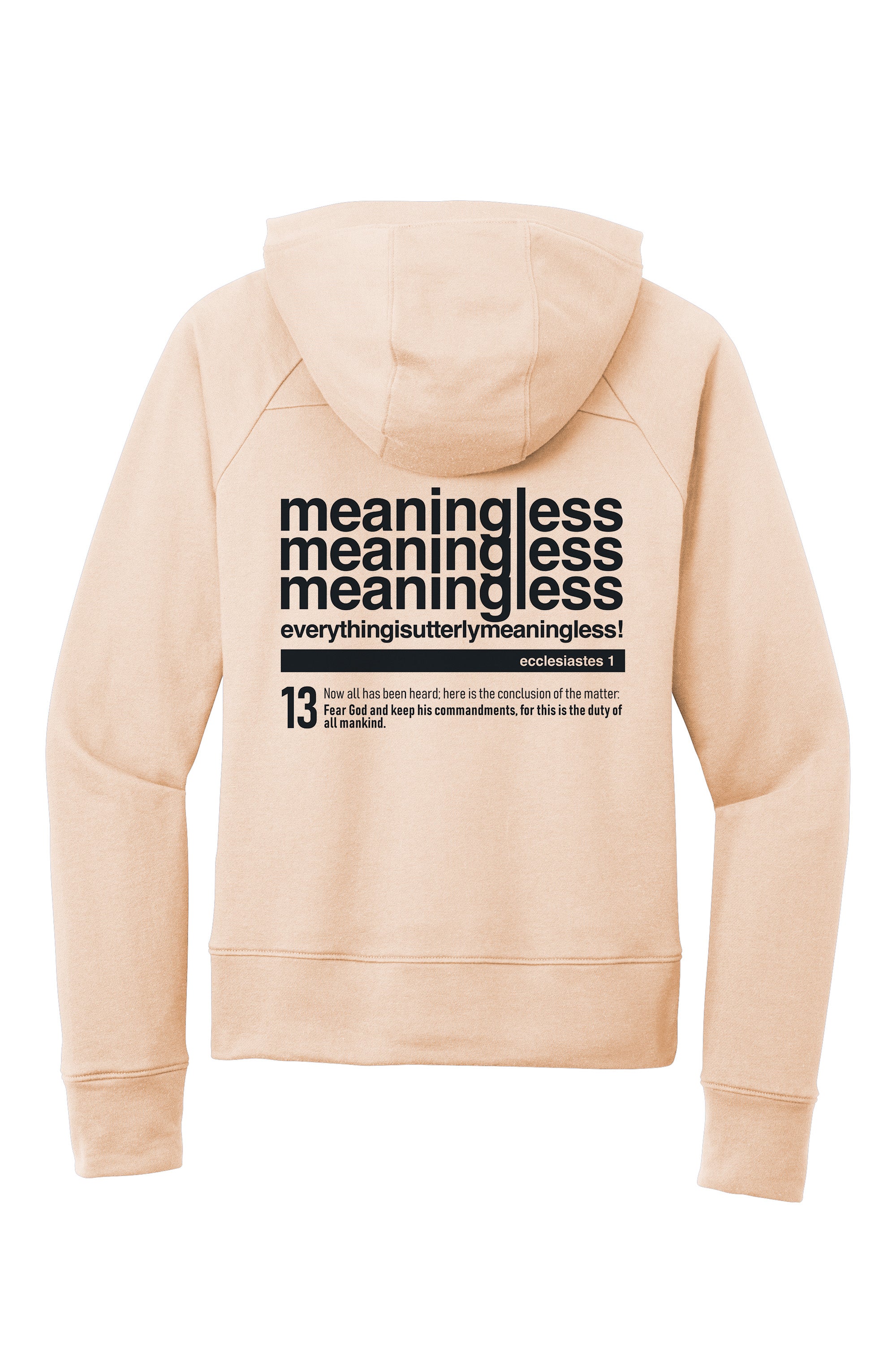 Meaningless 3 Women's Lightweight Hoodie