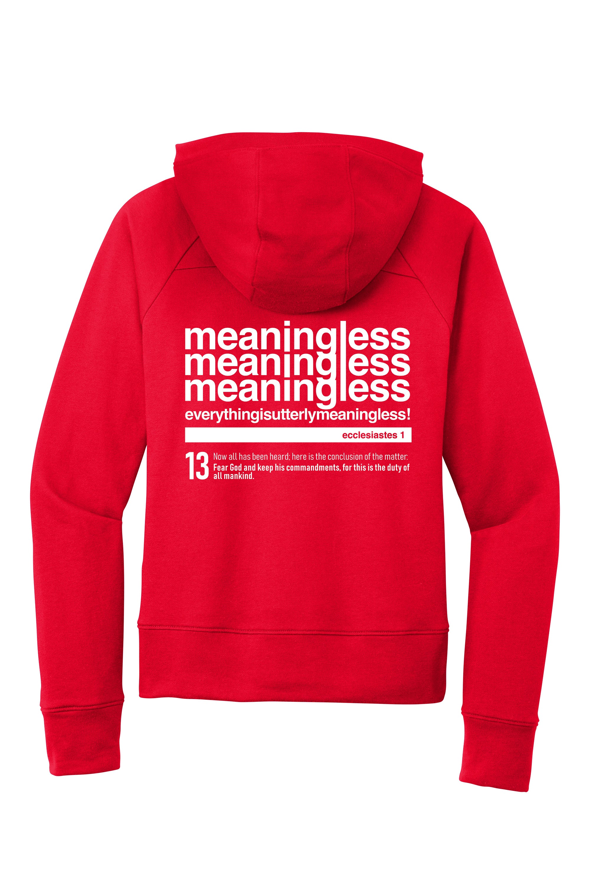 Meaningless 3 Women's Lightweight Hoodie