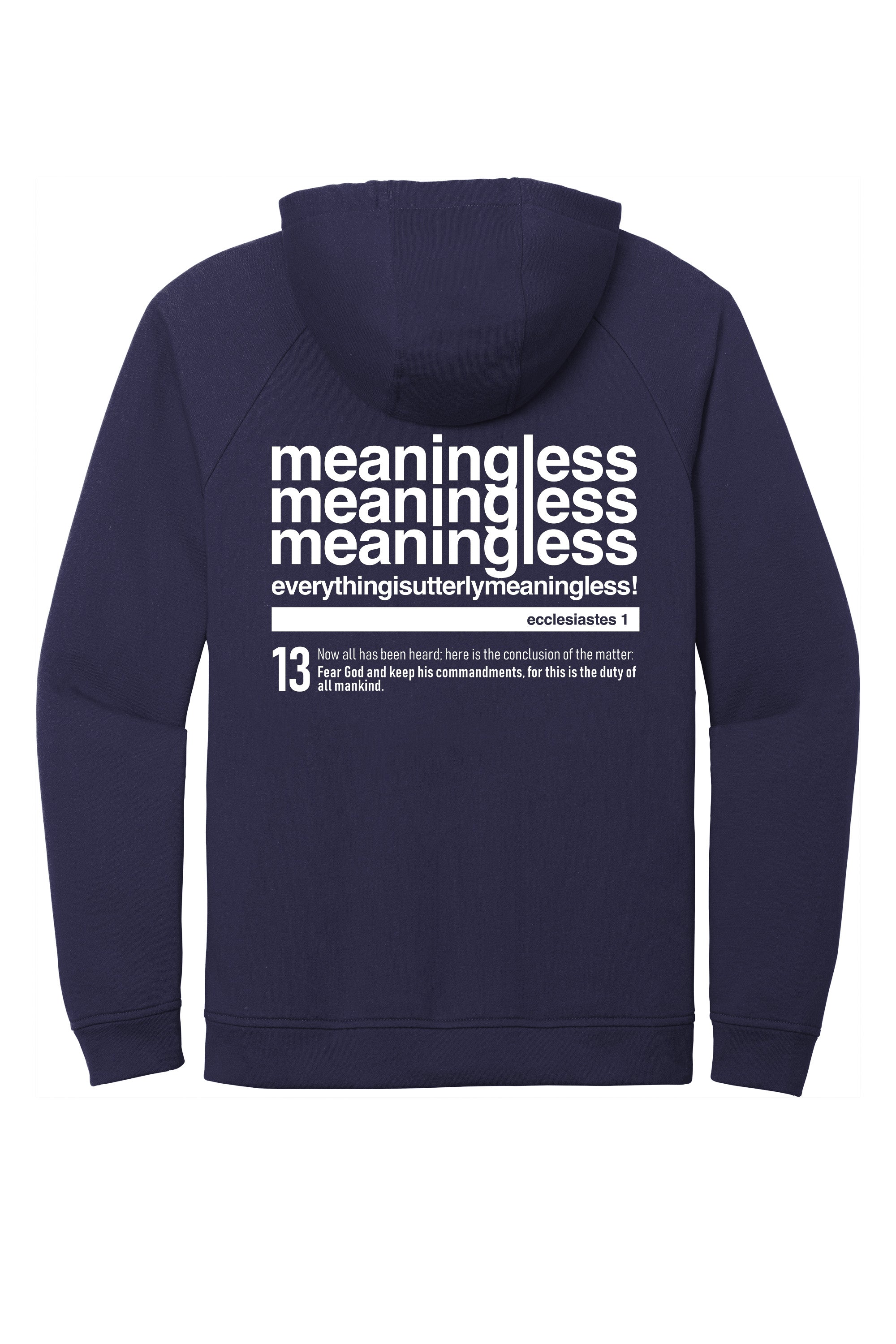 Meaningless 3 Men's Lightweight Hoodie