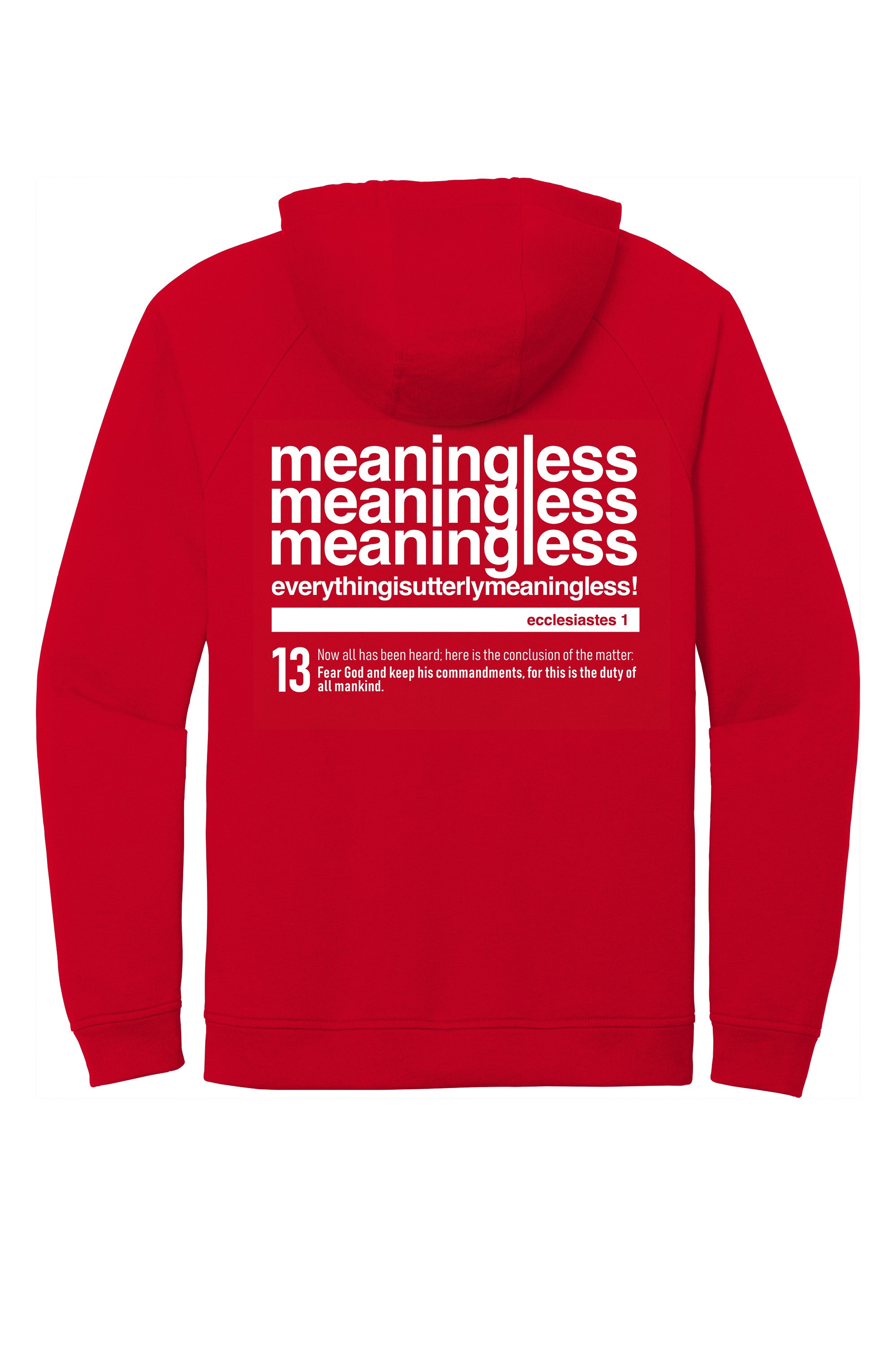 Meaningless 3 Men's Lightweight Hoodie