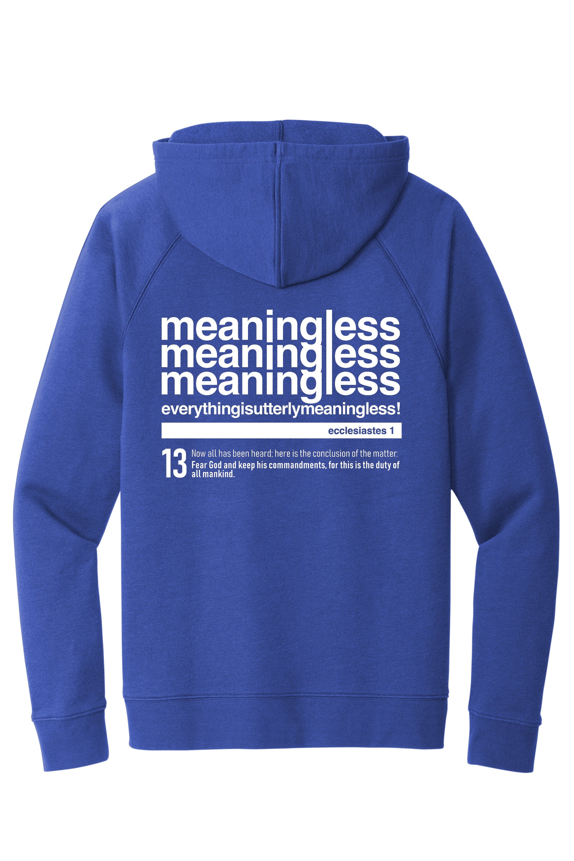 Meaningless 3 Unisex Hoodie