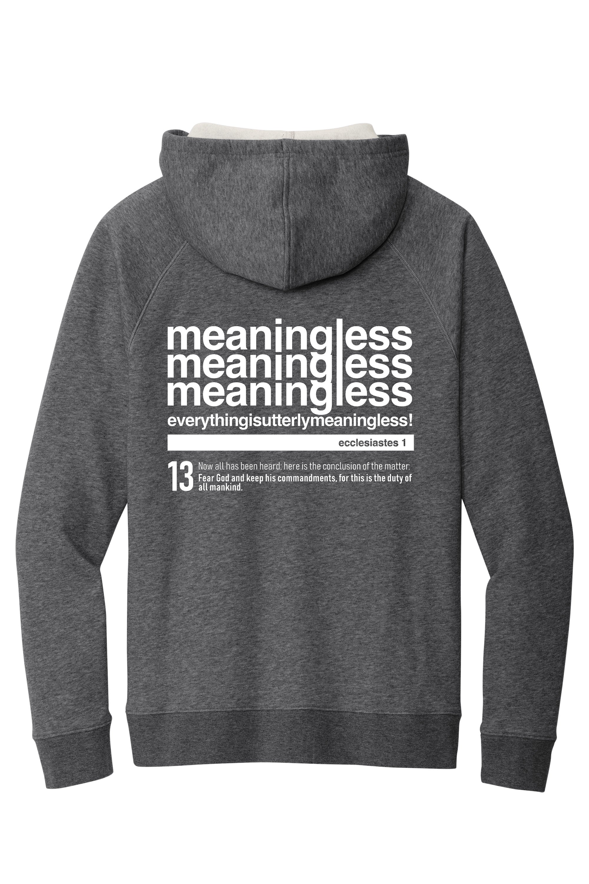 Meaningless 3 Unisex Hoodie