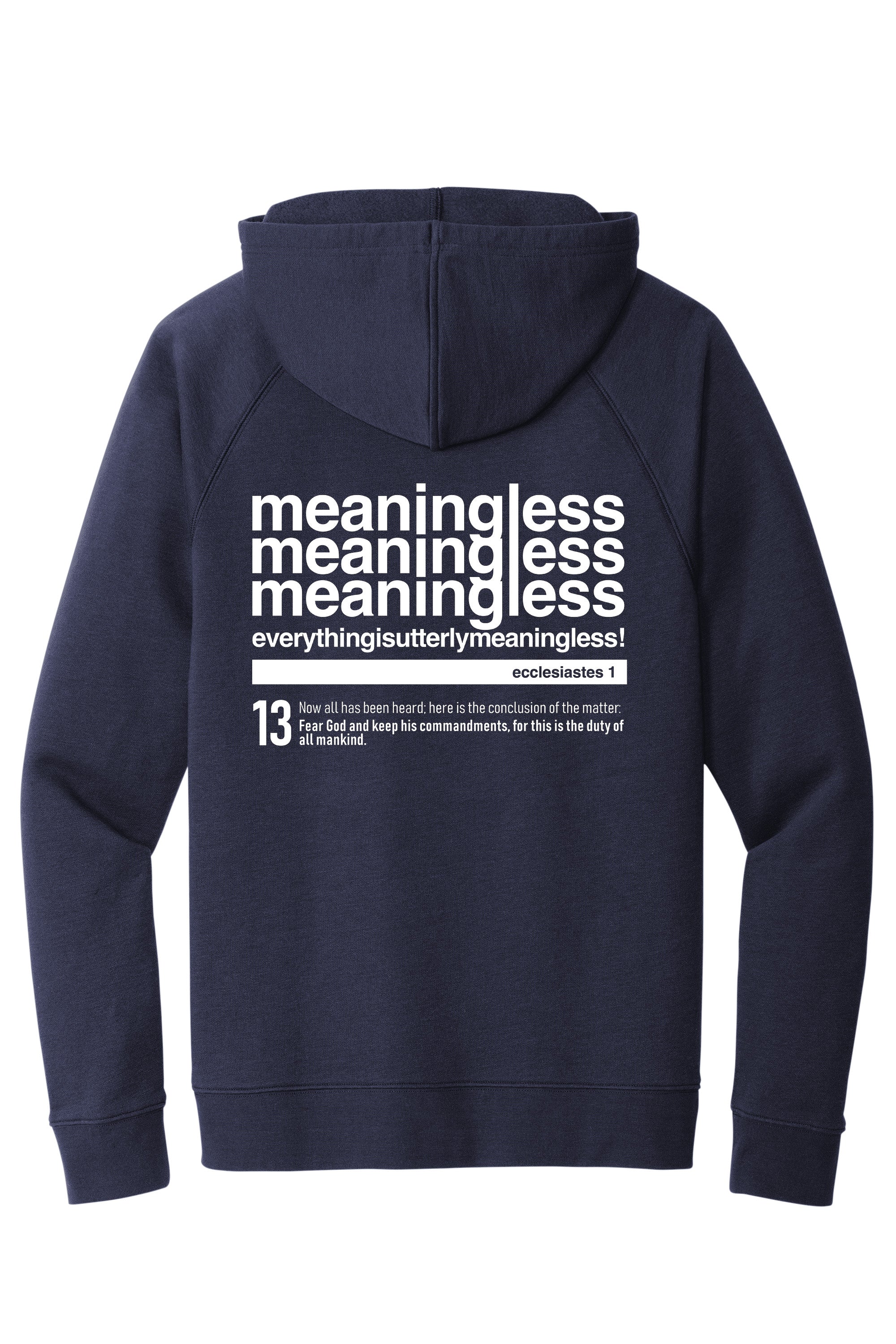 Meaningless 3 Unisex Hoodie