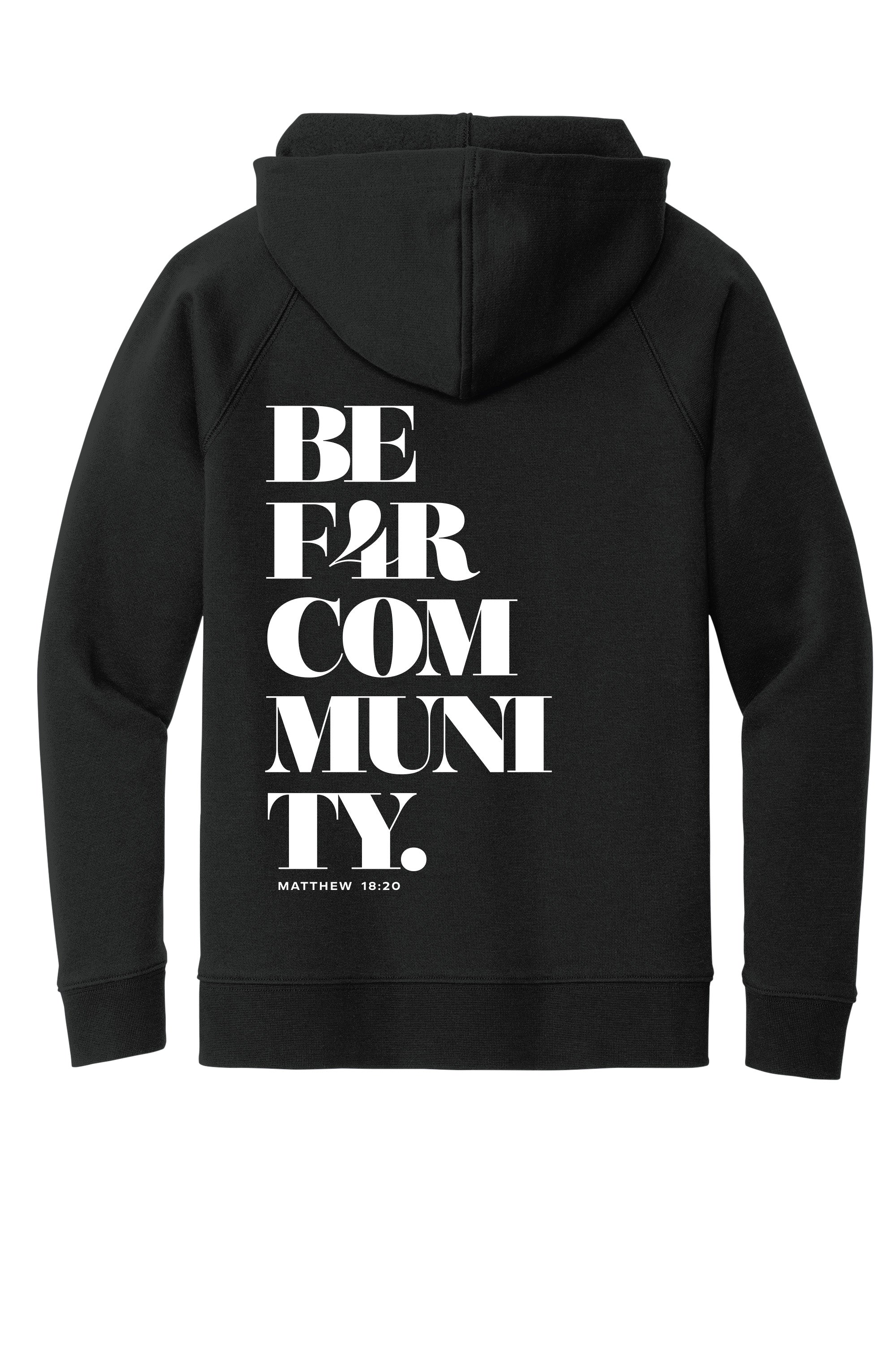 BE F4R Community 1 Youth Hoodie